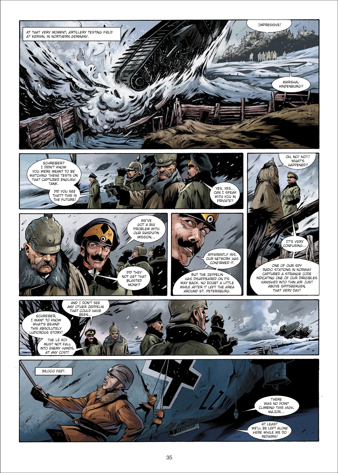 Wunderwaffen Presents: Zeppelin's War issue 3 - Page 35