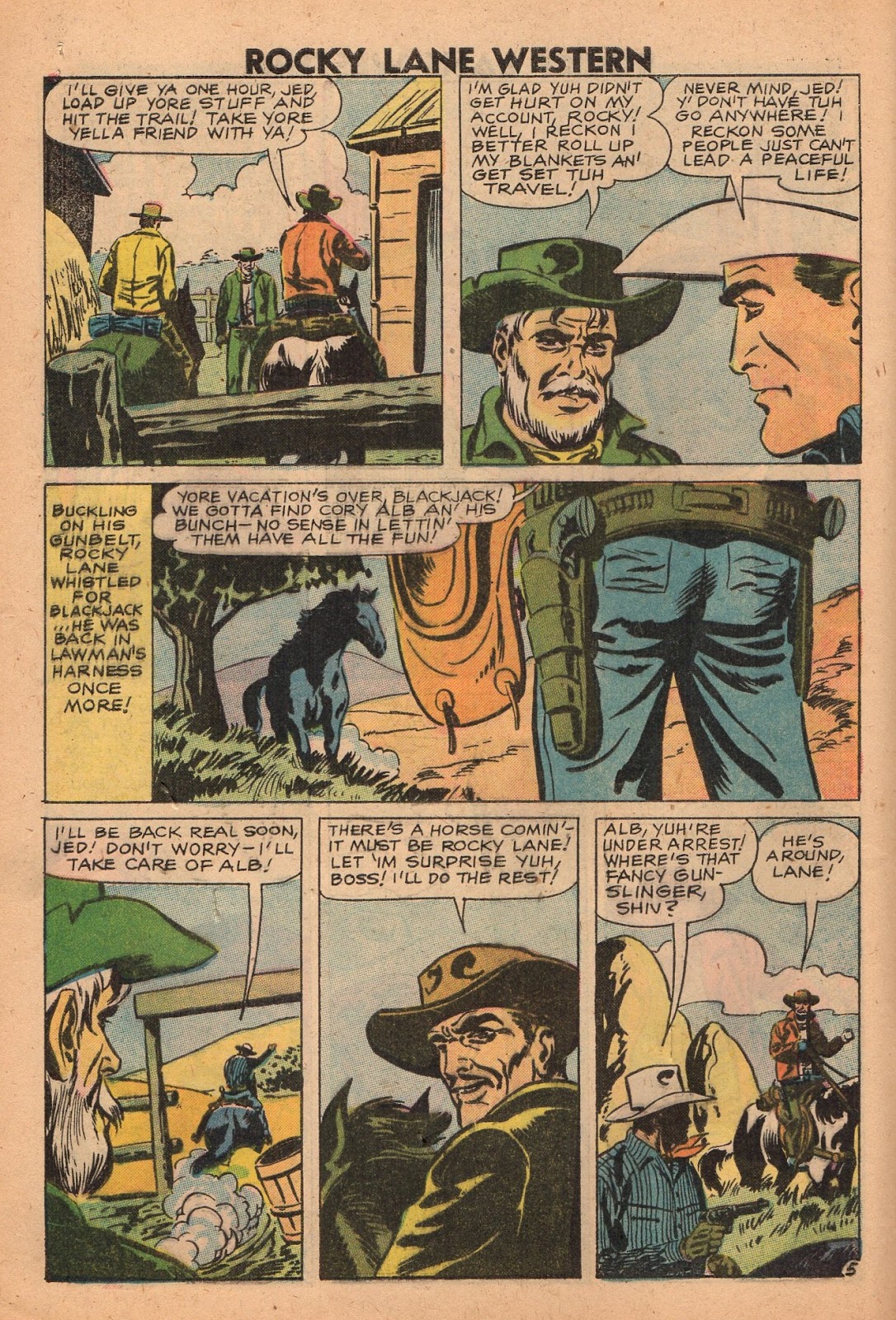 Rocky Lane Western (1954) issue 83 - Page 8