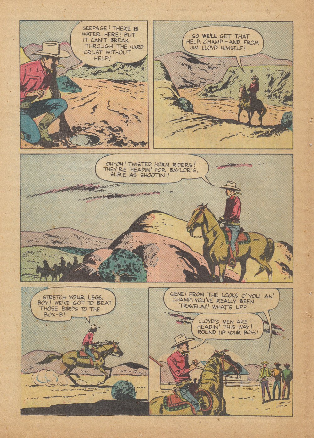 Gene Autry Comics (1946) issue 52 - Page 38