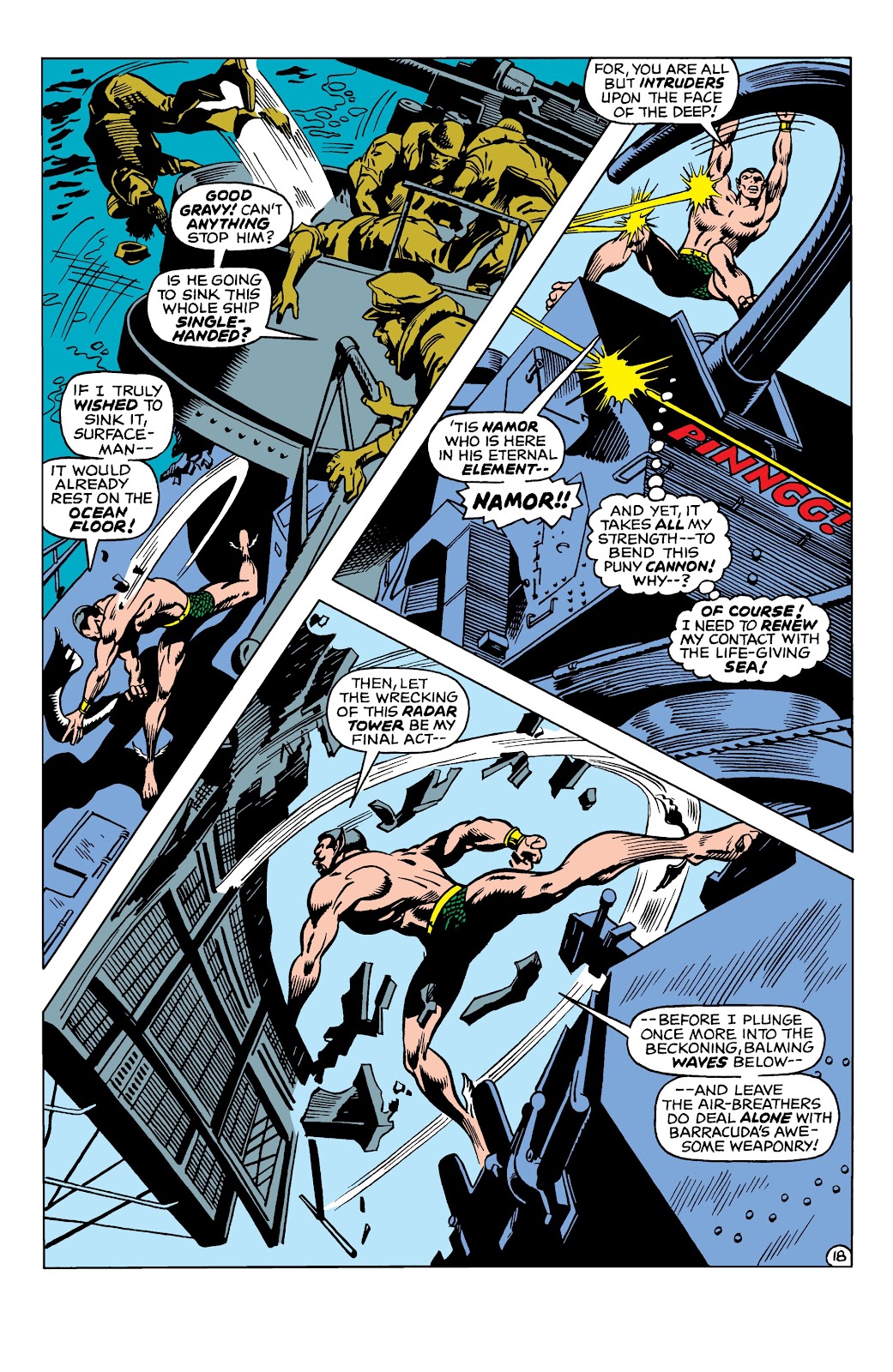 Namor, The Sub-Mariner Epic Collection: Enter The Sub-Mariner issue Who Strikes For Atlantis (Part 1) - Page 170