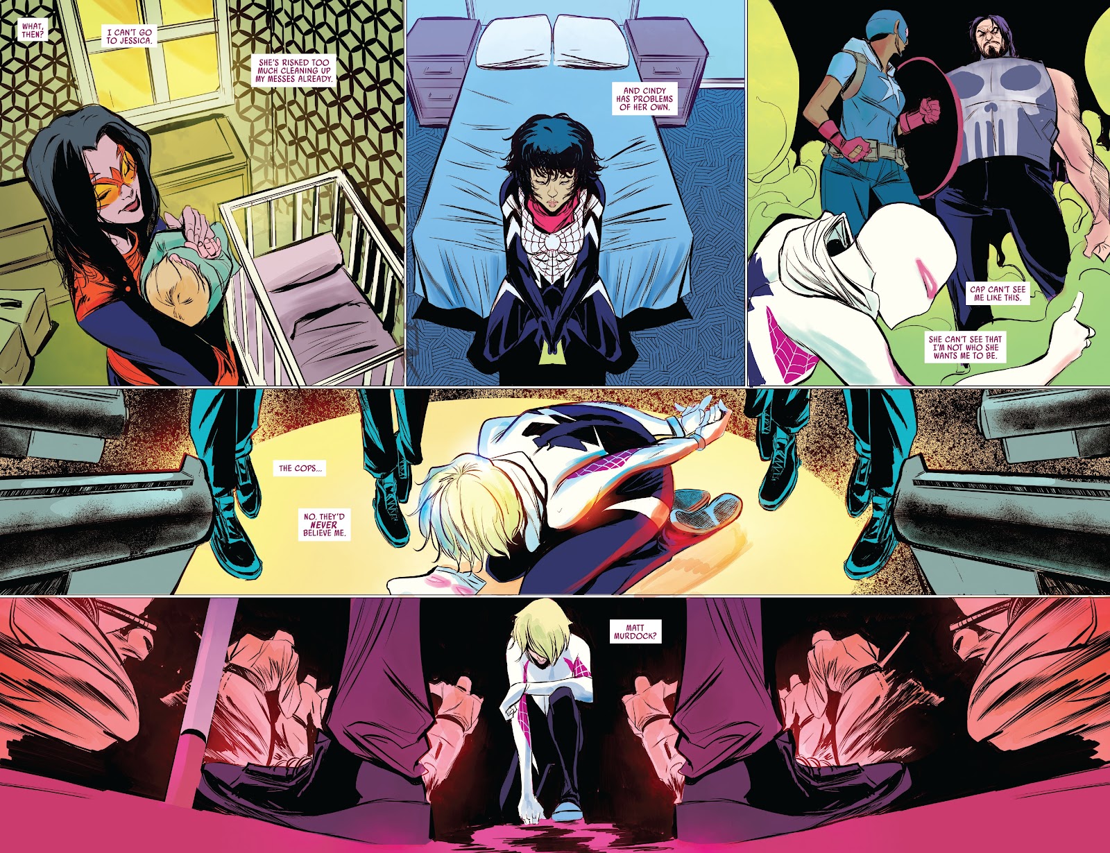 Spider-Gwen: Ghost-Spider Modern Era Epic Collection: Edge of Spider-Verse issue Weapon of Choice (Part 1) - Page 122