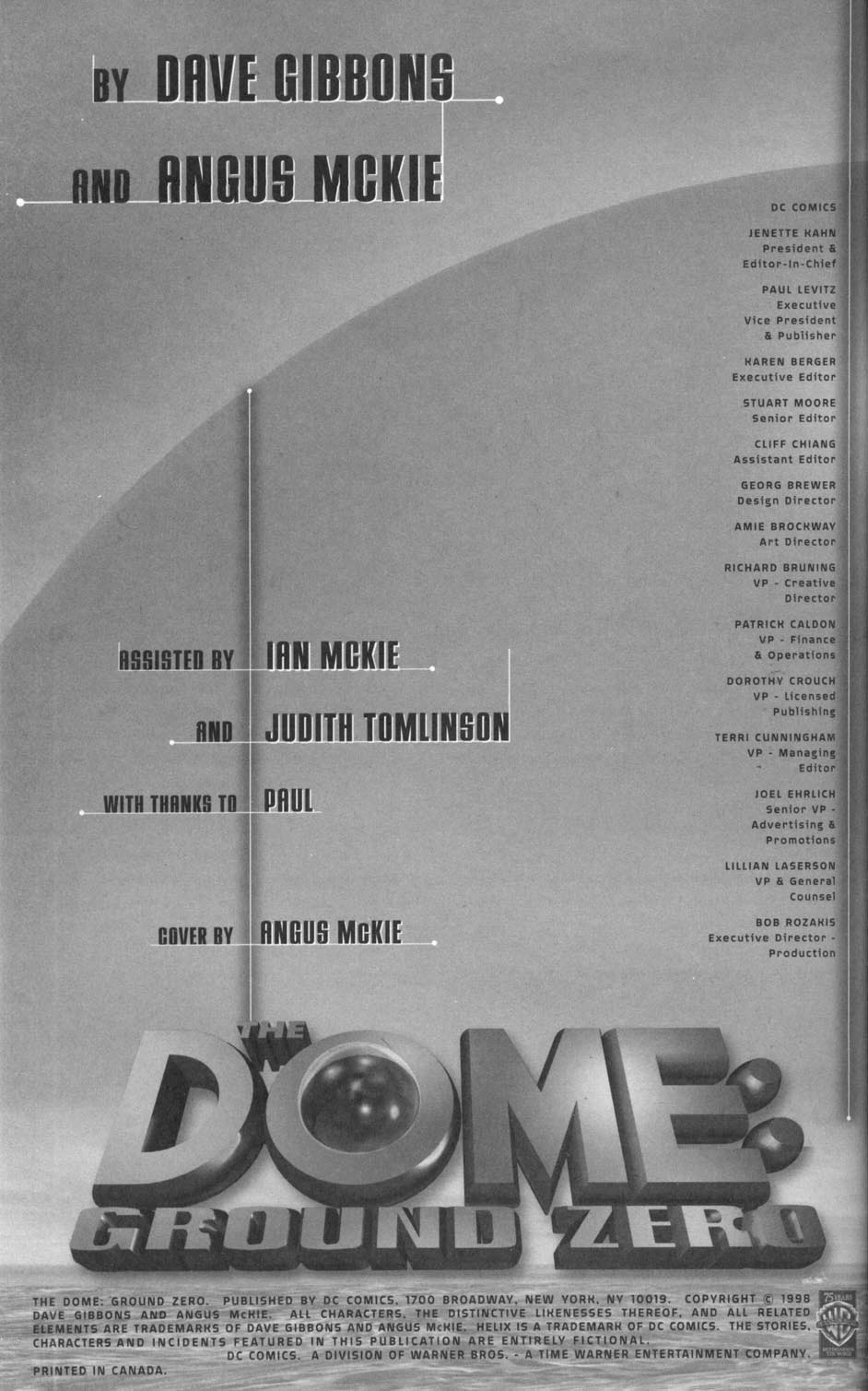 The Dome: Ground Zero issue Full - Page 2
