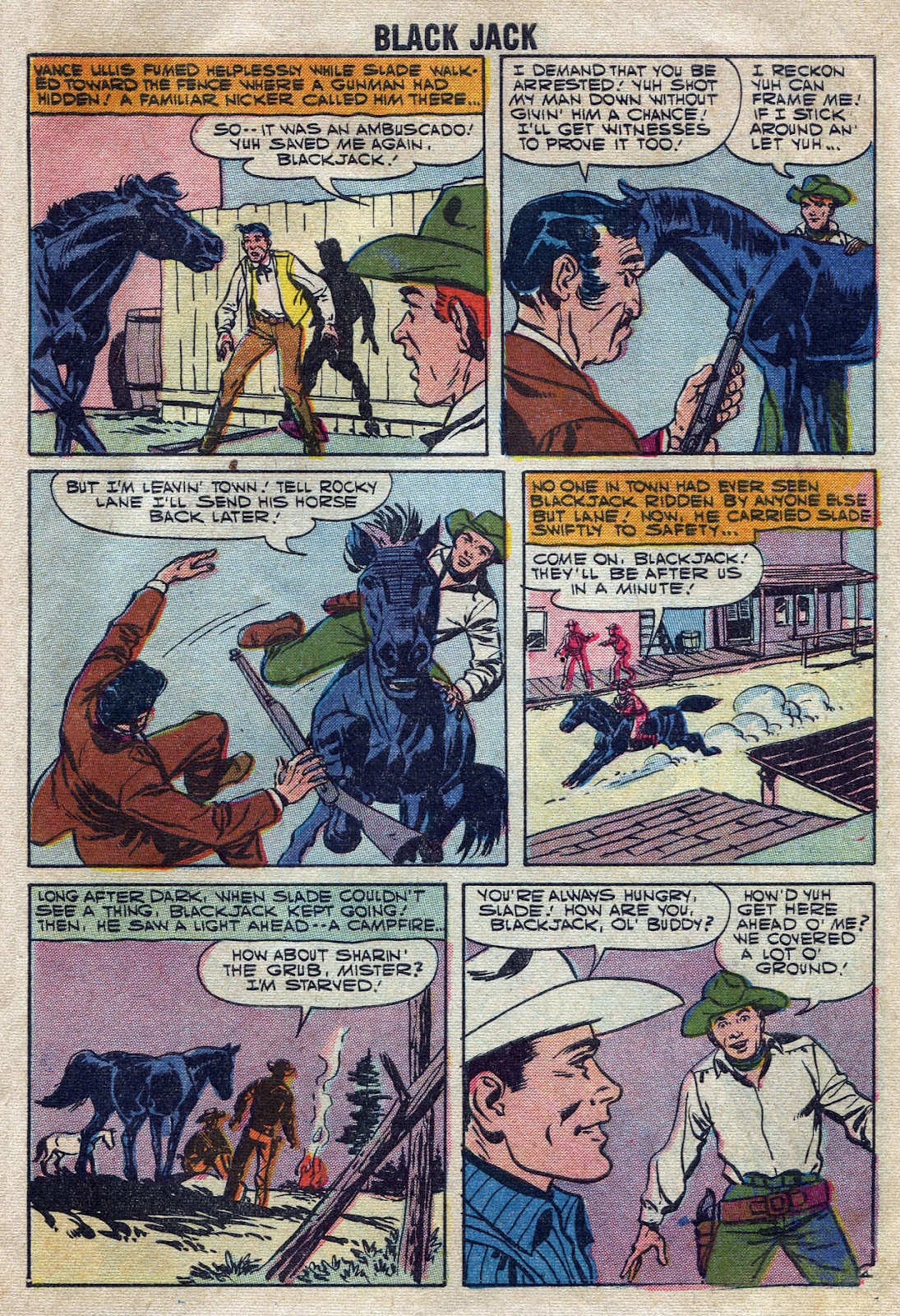 Rocky Lane Western (1954) issue 84 - Page 7