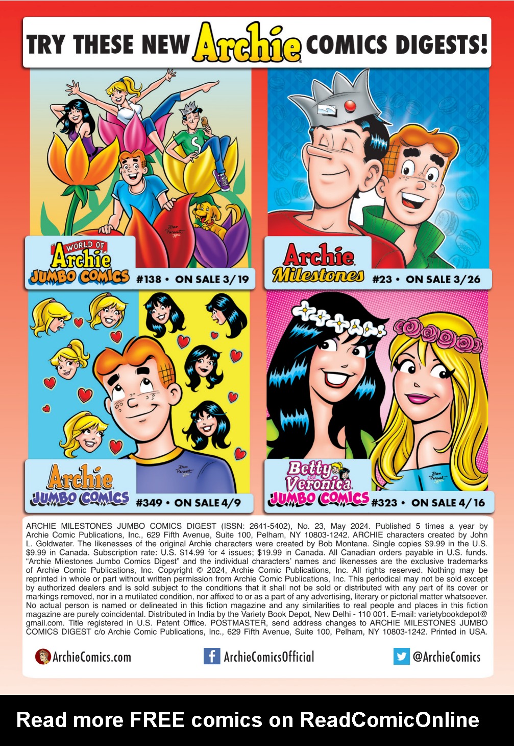 Archie Milestones Jumbo Comics Digest issue TPB 23 - Page 184
