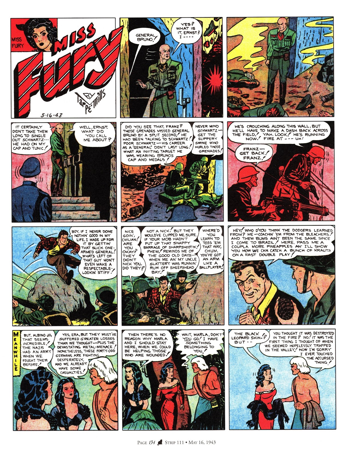 Miss Fury: Sensational Sundays 1941-1944 issue TPB - Page 142