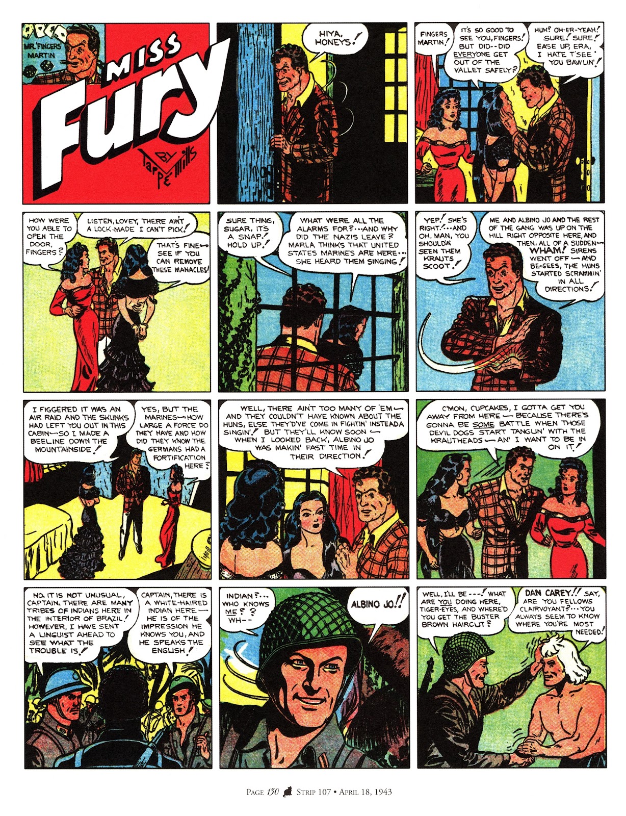 Miss Fury: Sensational Sundays 1941-1944 issue TPB - Page 138