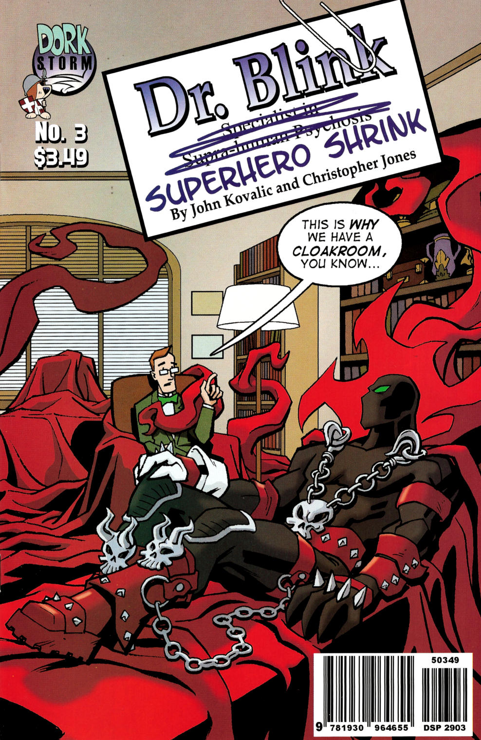 Dr. Blink: Superhero Shrink issue 3 - Page 1