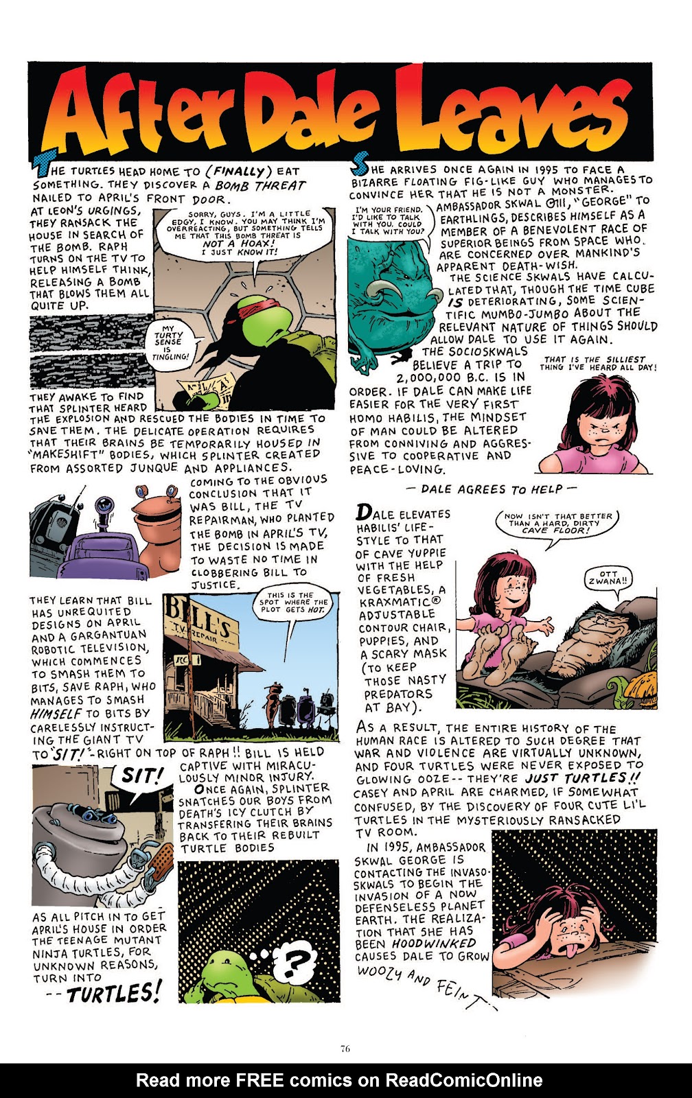 Teenage Mutant Ninja Turtles Classics issue Vol. 2 - Page 76