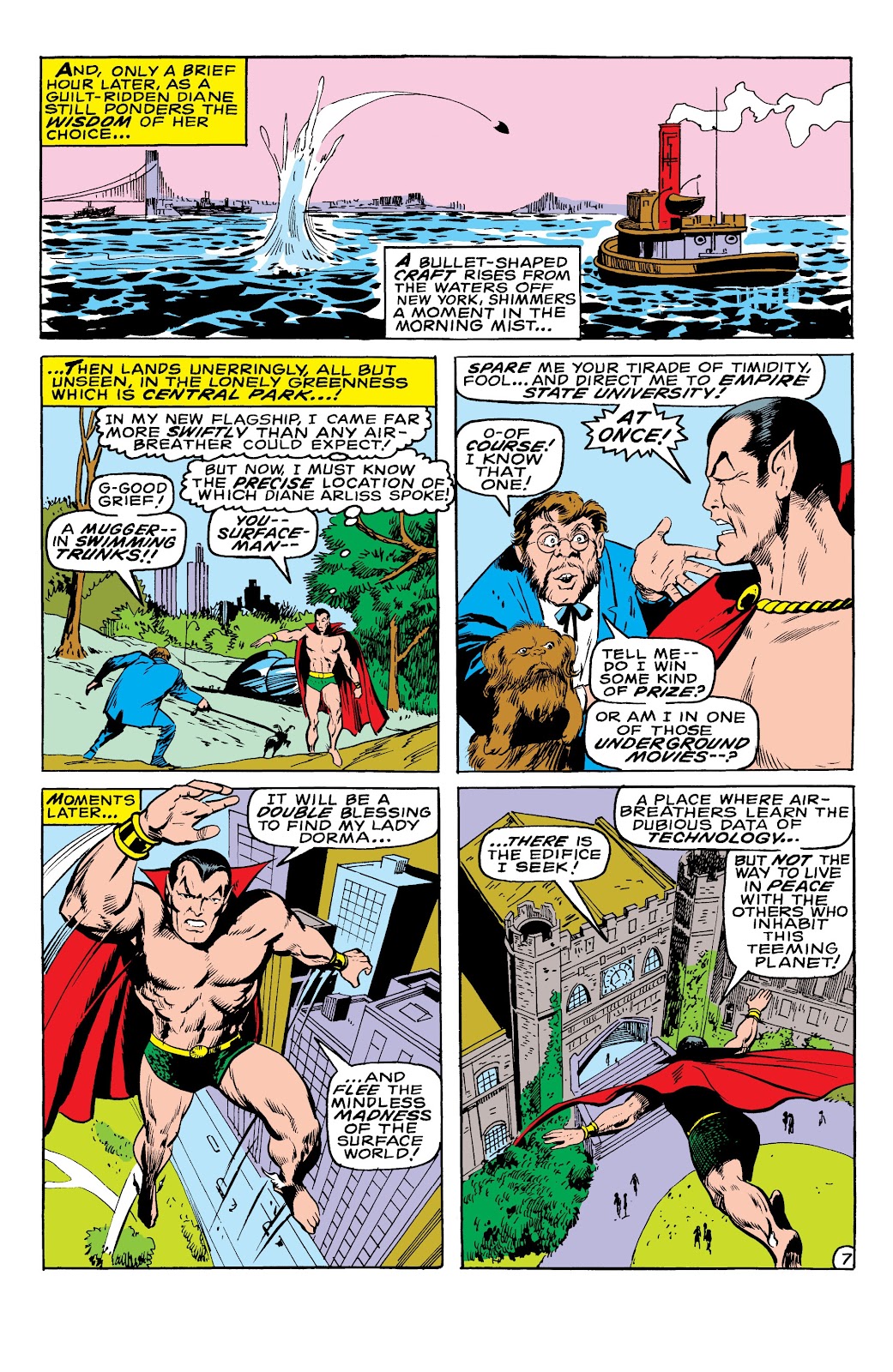 Namor, The Sub-Mariner Epic Collection: Enter The Sub-Mariner issue Who Strikes For Atlantis (Part 2) - Page 8
