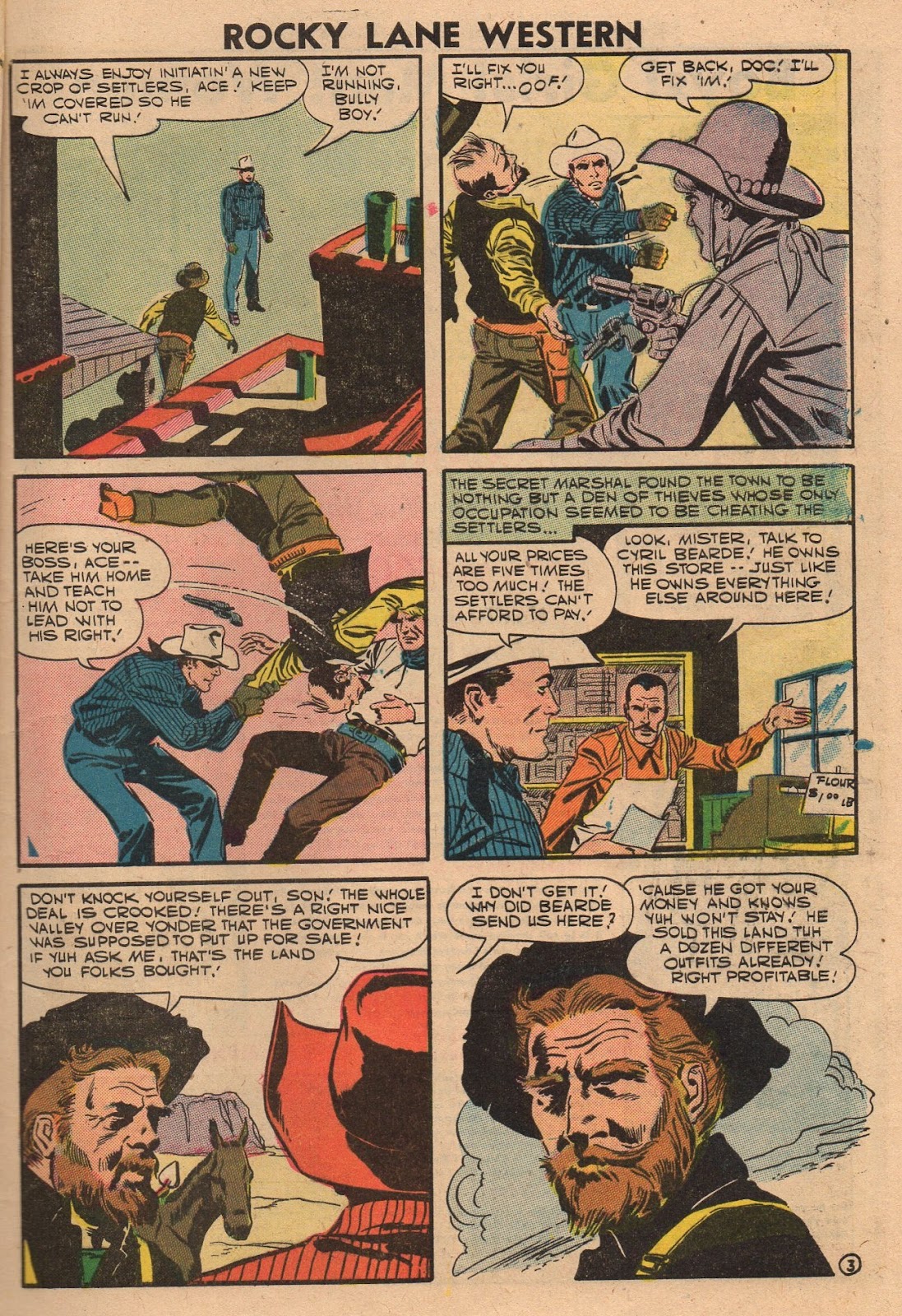 Rocky Lane Western (1954) issue 76 - Page 5
