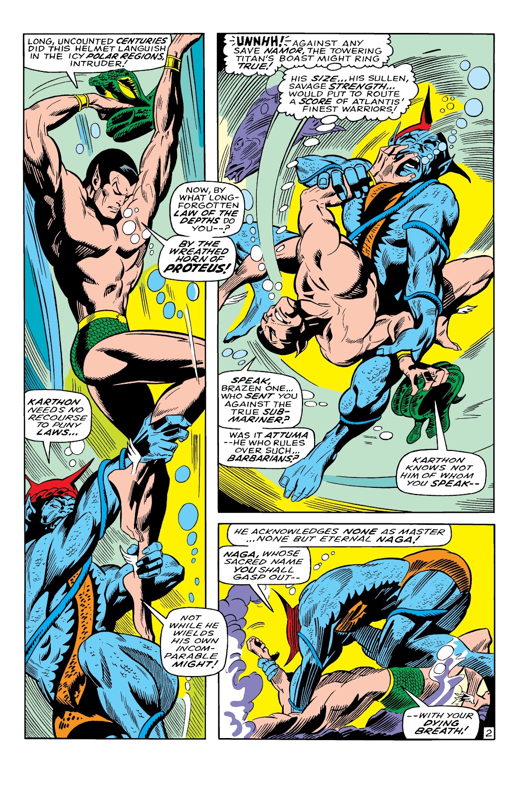 Namor, The Sub-Mariner Epic Collection: Enter The Sub-Mariner issue Who Strikes For Atlantis (Part 1) - Page 133