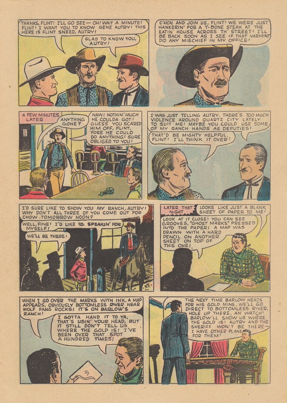 Gene Autry Comics (1946) issue 24 - Page 9