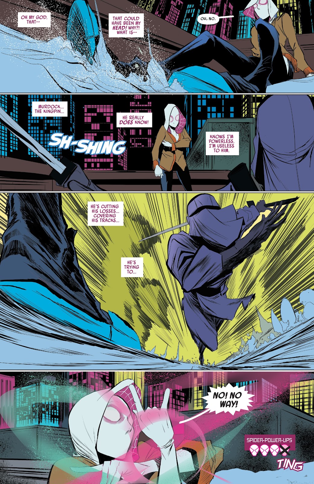 Spider-Gwen: Ghost-Spider Modern Era Epic Collection: Edge of Spider-Verse issue Weapon of Choice (Part 1) - Page 205