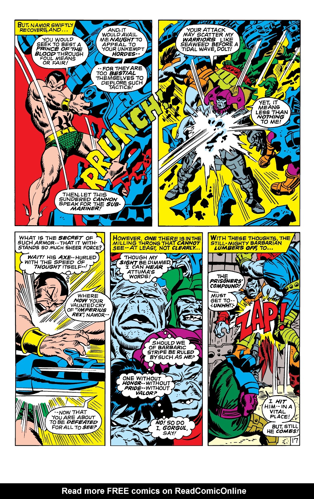Namor, The Sub-Mariner Epic Collection: Enter The Sub-Mariner issue Who Strikes For Atlantis (Part 1) - Page 22