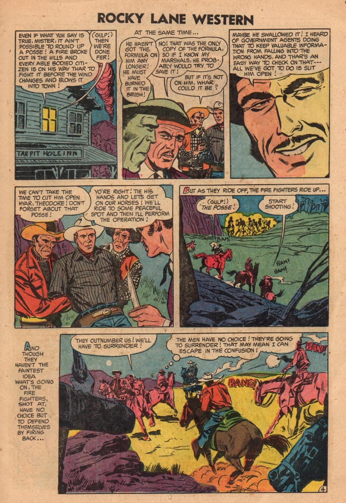 Rocky Lane Western (1954) issue 59 - Page 11
