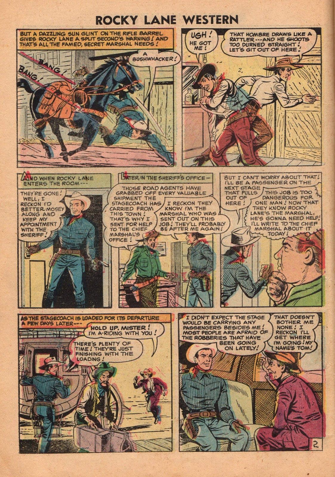 Rocky Lane Western (1954) issue 72 - Page 10