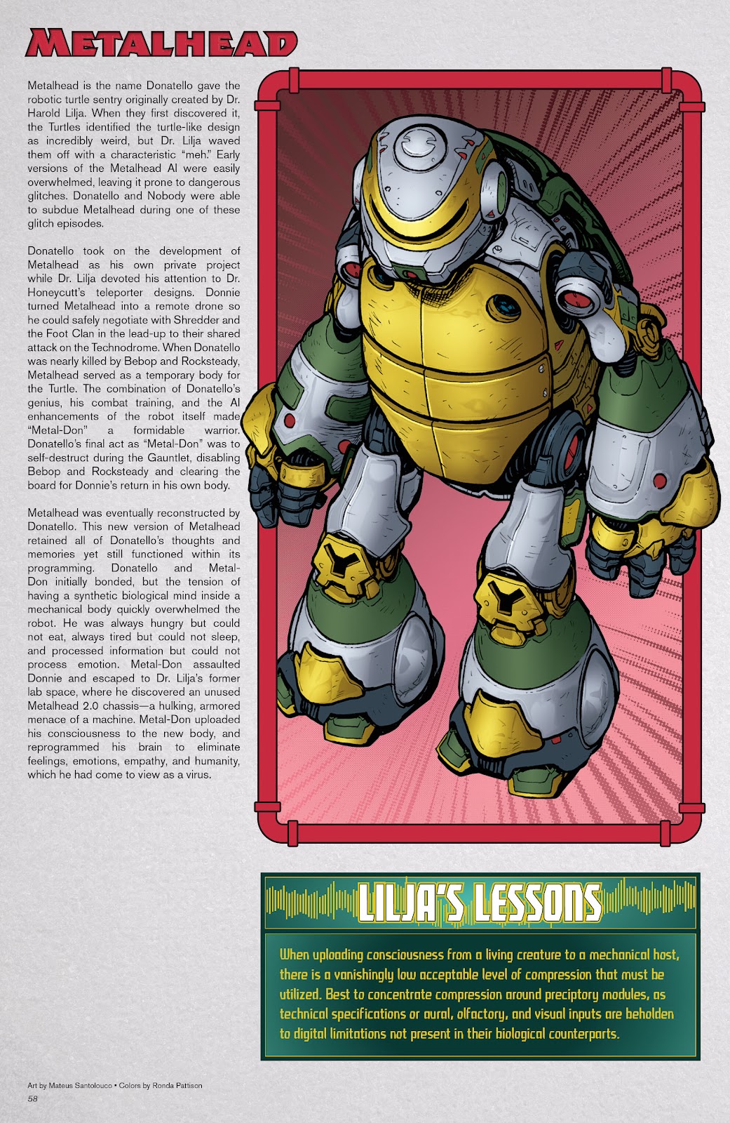 Teenage Mutant Ninja Turtles: Sourcebook issue 1 - Page 52