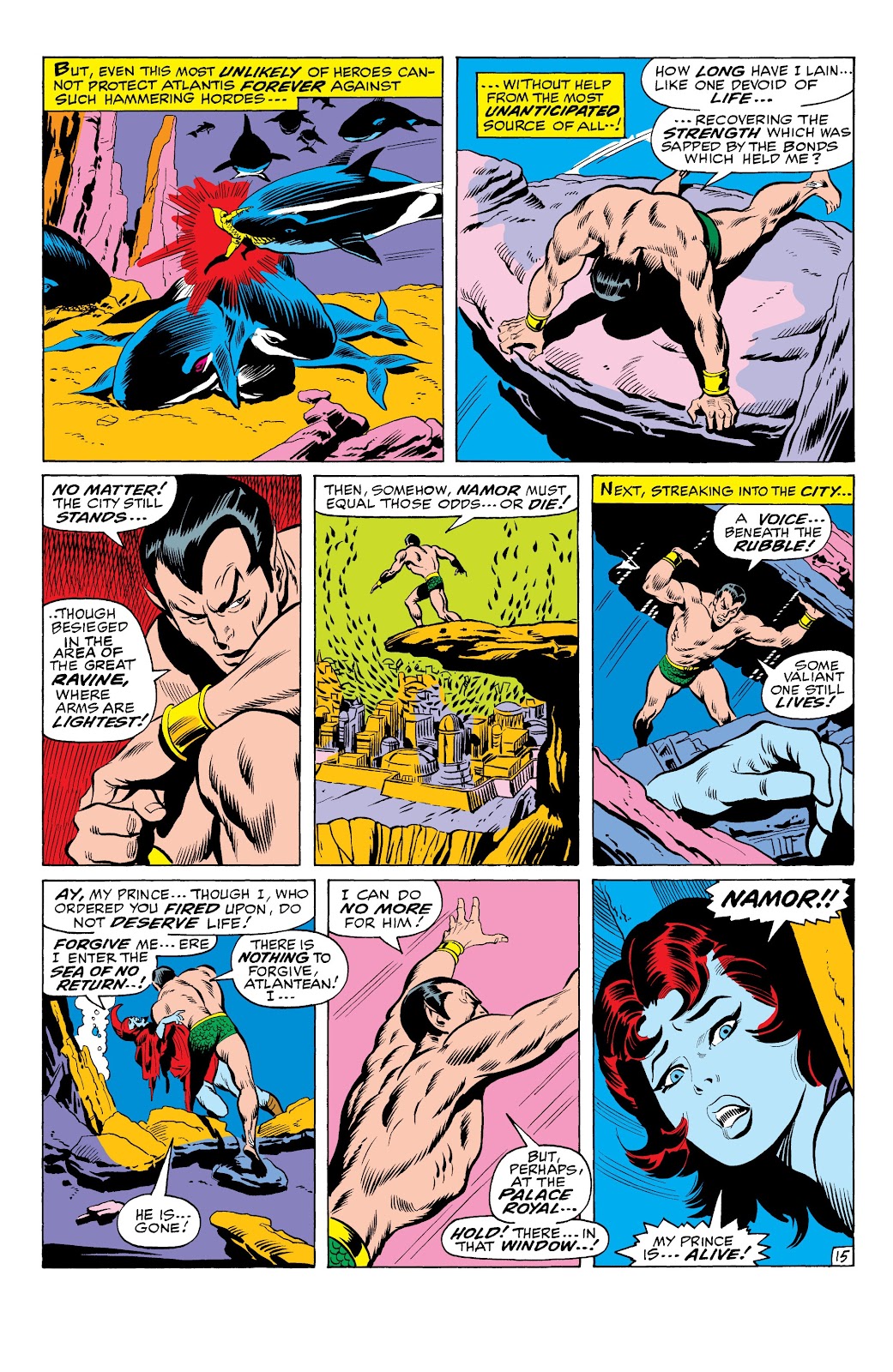 Namor, The Sub-Mariner Epic Collection: Enter The Sub-Mariner issue Who Strikes For Atlantis (Part 2) - Page 205