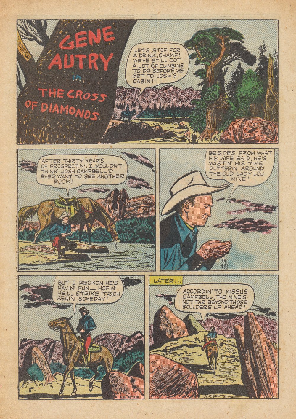 Gene Autry Comics (1946) issue 49 - Page 3