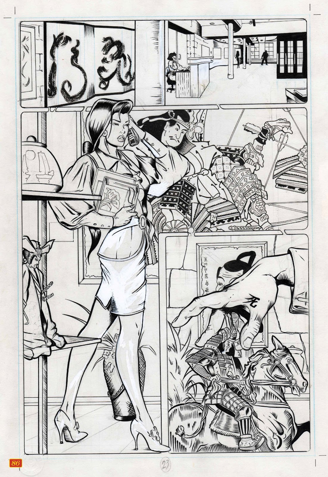 Shi: The Way of the Warrior – Original Art Edition issue TPB - Page 86