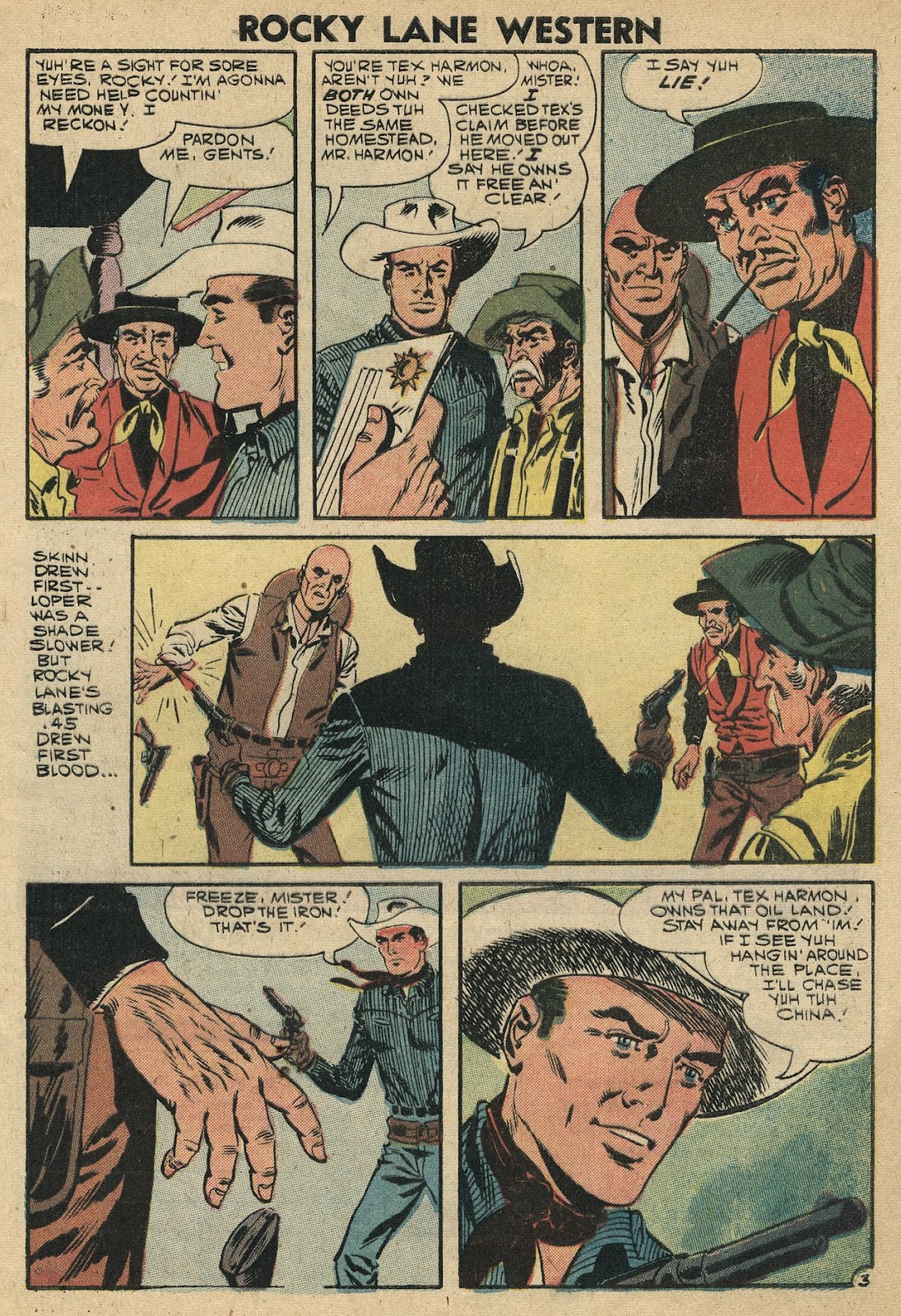 Rocky Lane Western (1954) issue 82 - Page 5