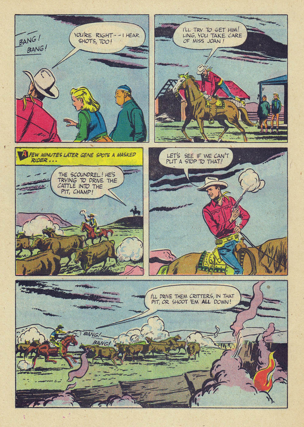 Gene Autry Comics (1946) issue 51 - Page 38