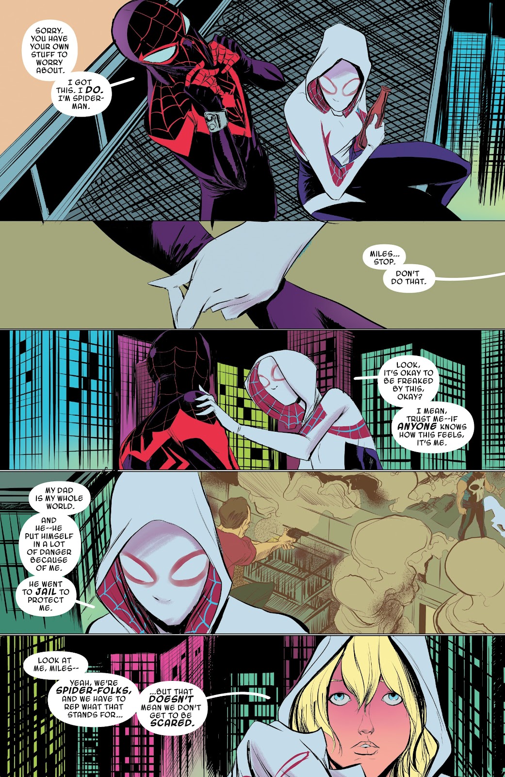 Spider-Gwen: Ghost-Spider Modern Era Epic Collection: Edge of Spider-Verse issue Weapon of Choice (Part 1) - Page 236