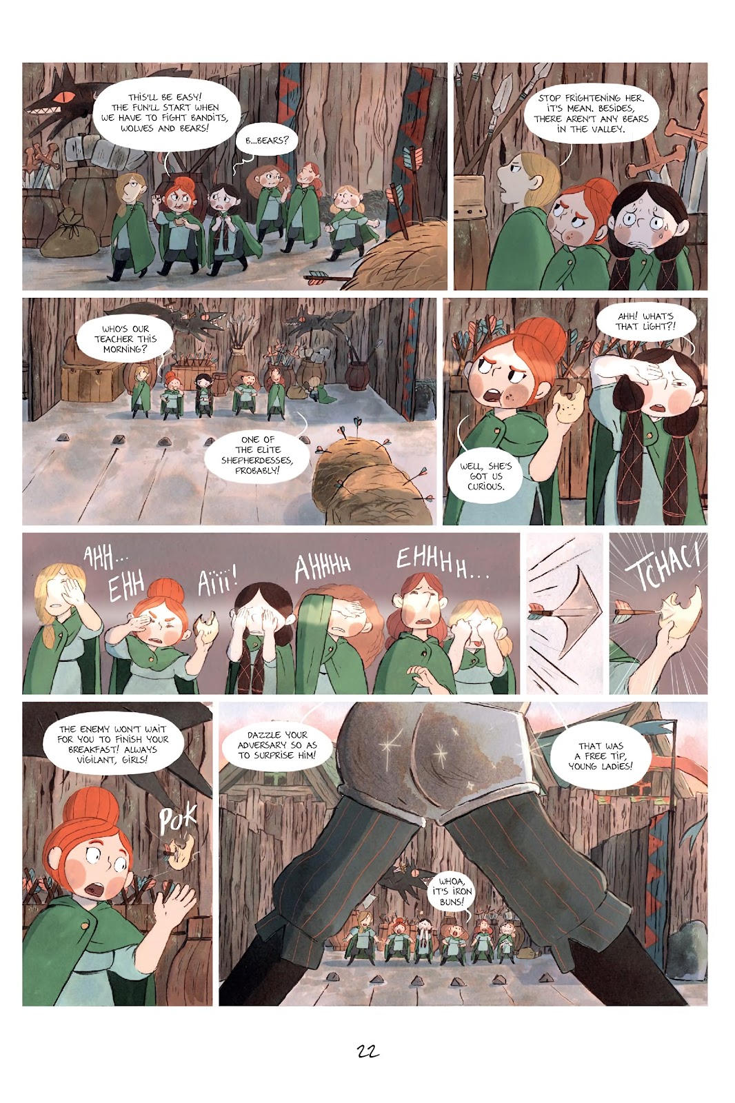 Shepherdess Warriors issue TPB - Page 23