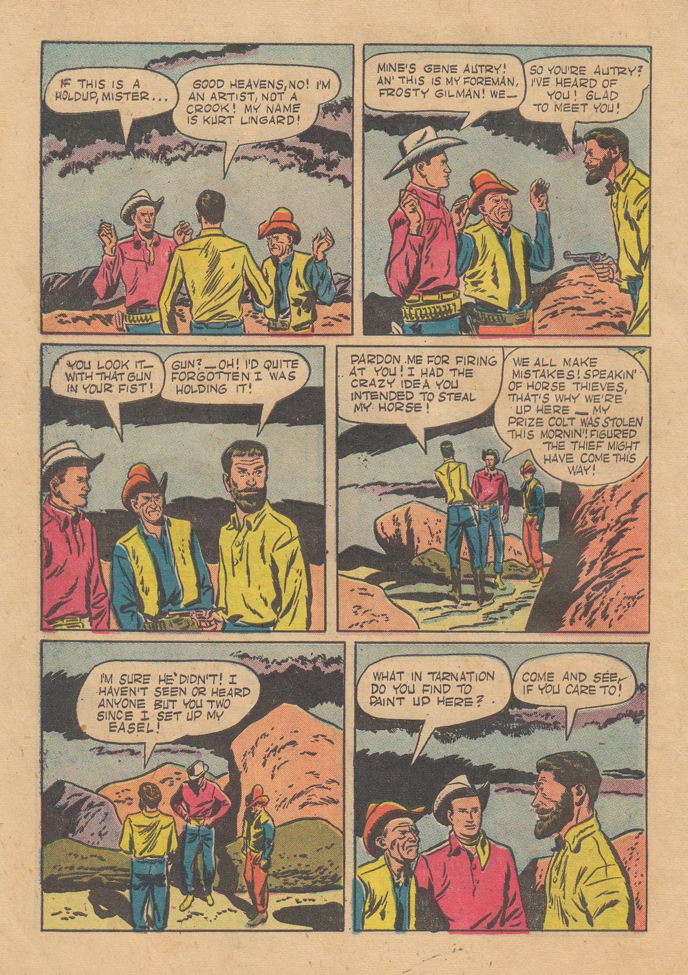 Gene Autry Comics (1946) issue 37 - Page 6