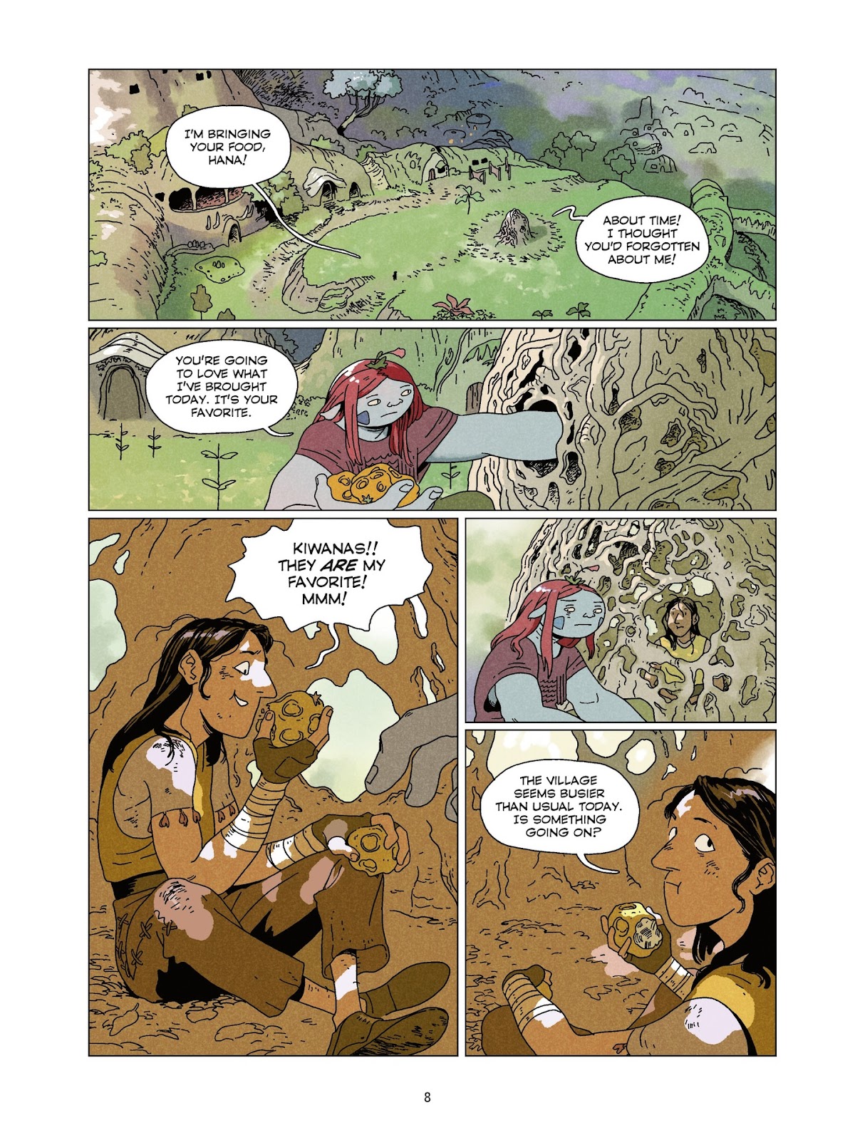 Hana and Taru: The Forest Giants issue TPB (Part 1) - Page 8