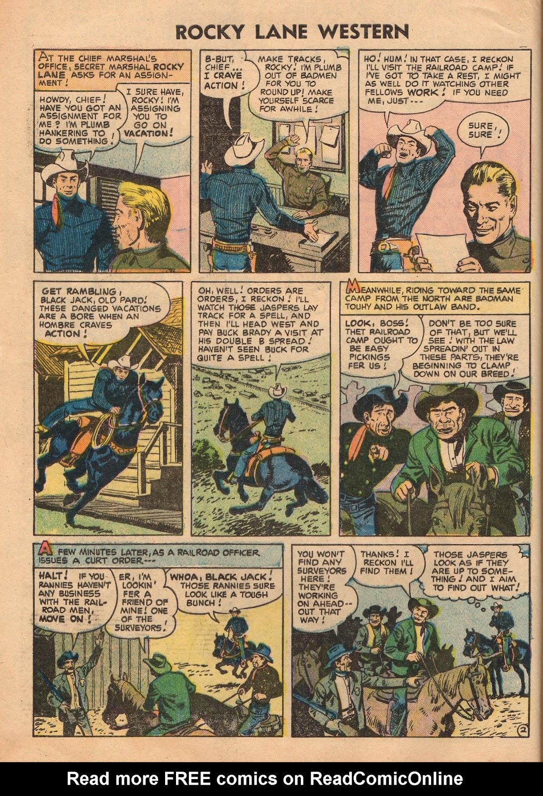 Rocky Lane Western (1954) issue 70 - Page 4