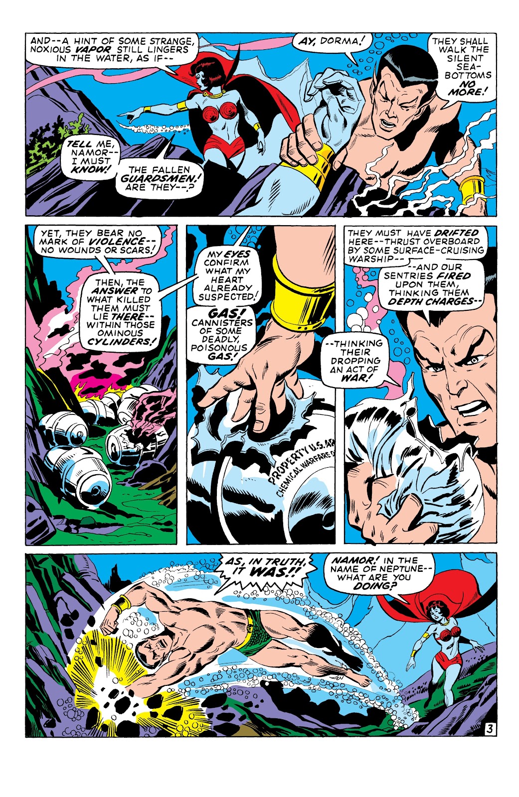 Namor, The Sub-Mariner Epic Collection: Enter The Sub-Mariner issue Who Strikes For Atlantis (Part 2) - Page 214