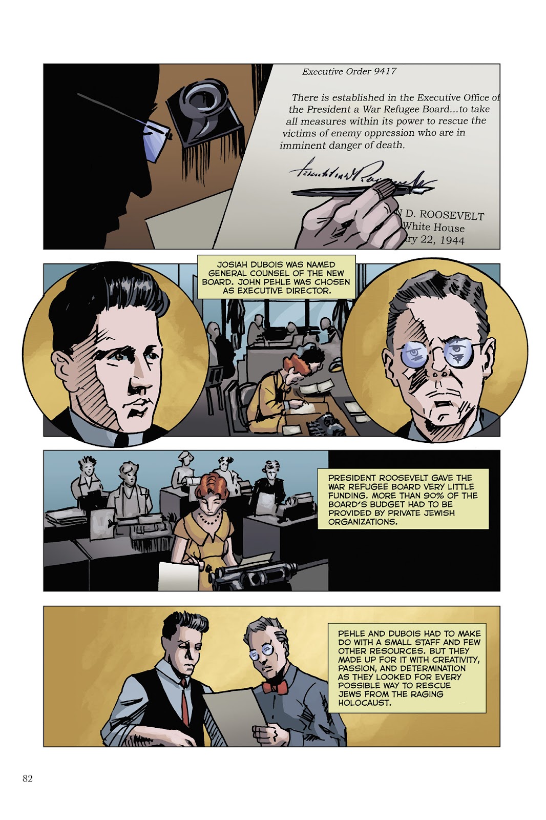 Whistleblowers: Four Who Fought to Expose the Holocaust to America issue TPB - Page 78