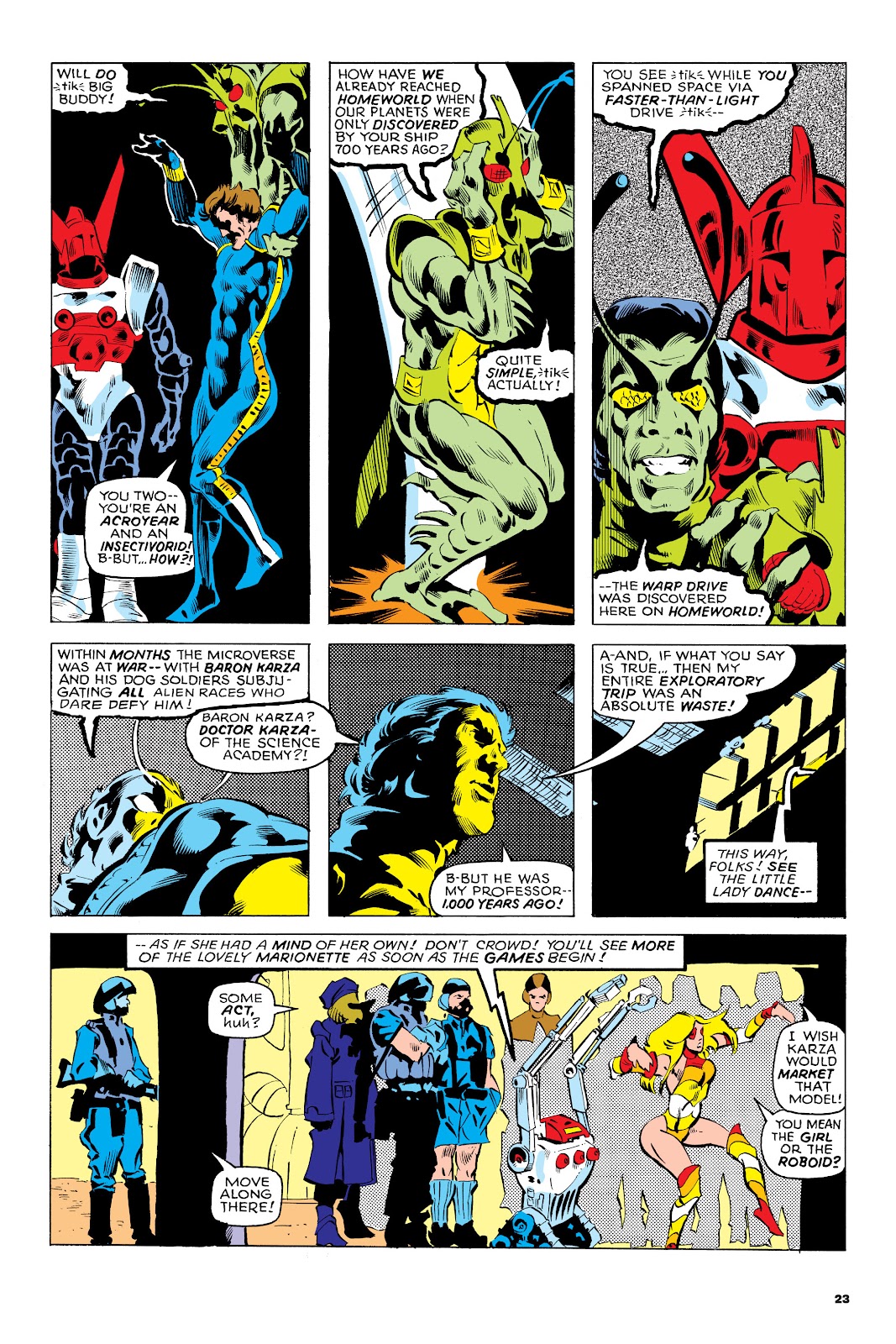 Micronauts: The Original Marvel Years Omnibus issue TPB (Part 1) - Page 20