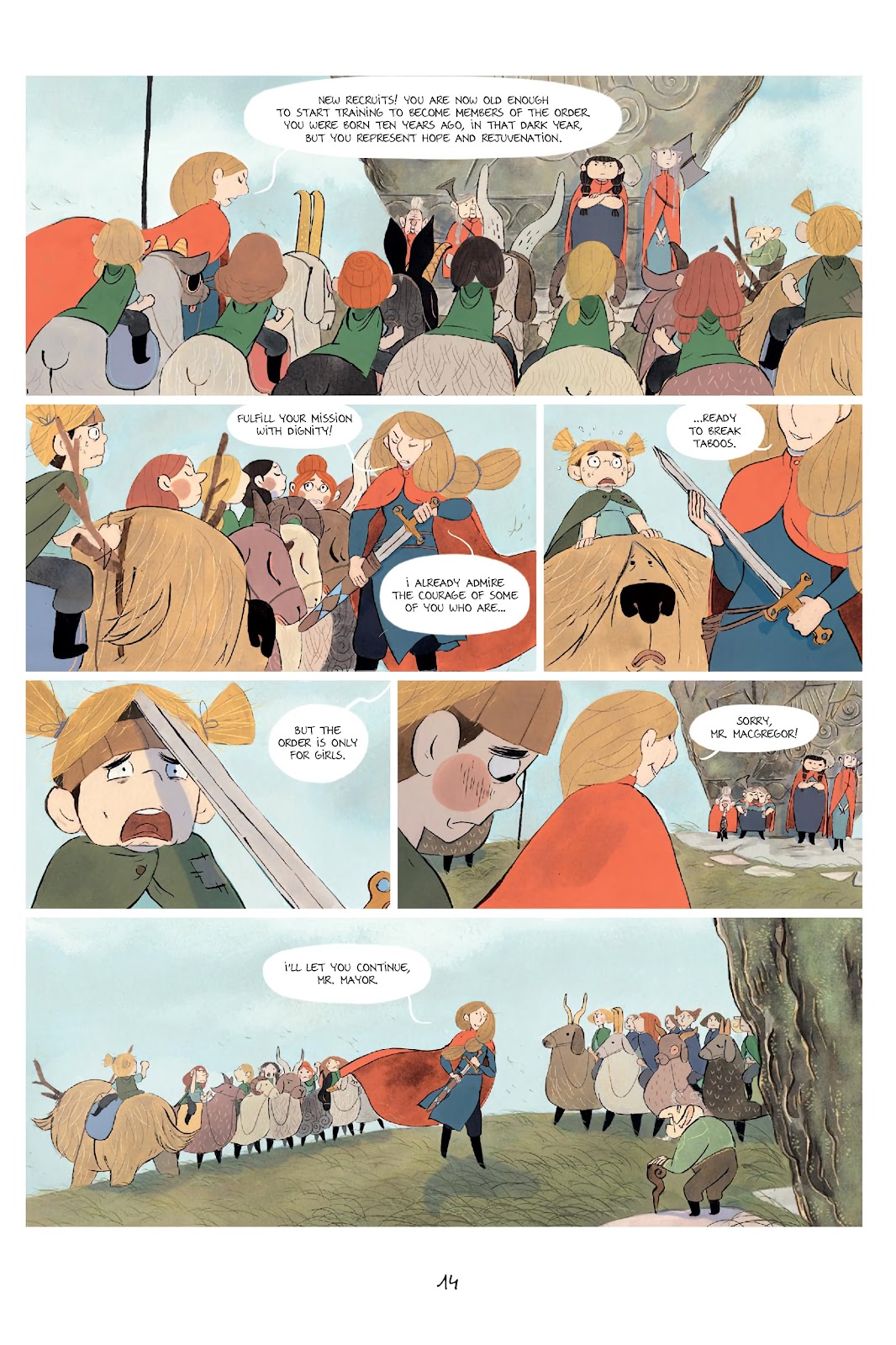 Shepherdess Warriors issue TPB - Page 15