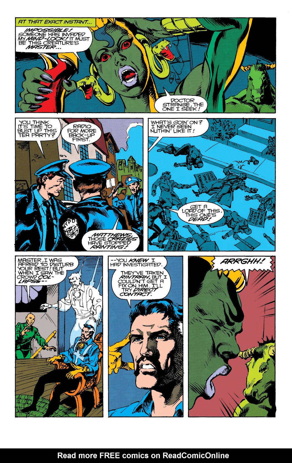 Doctor Strange Epic Collection: Infinity War issue Nightmare on Bleecker Street (Part 1) - Page 146