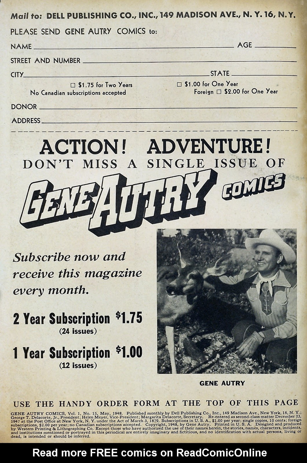 Gene Autry Comics (1946) issue 15 - Page 2