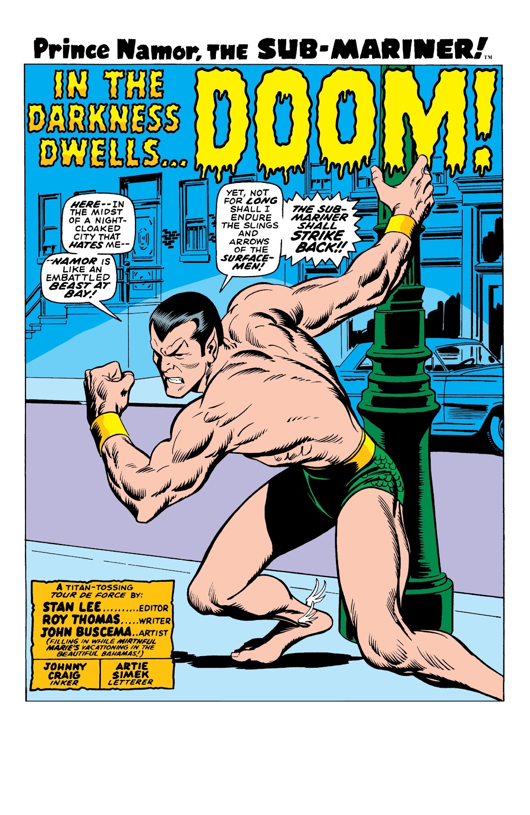 Namor, The Sub-Mariner Epic Collection: Enter The Sub-Mariner issue Who Strikes For Atlantis (Part 2) - Page 107
