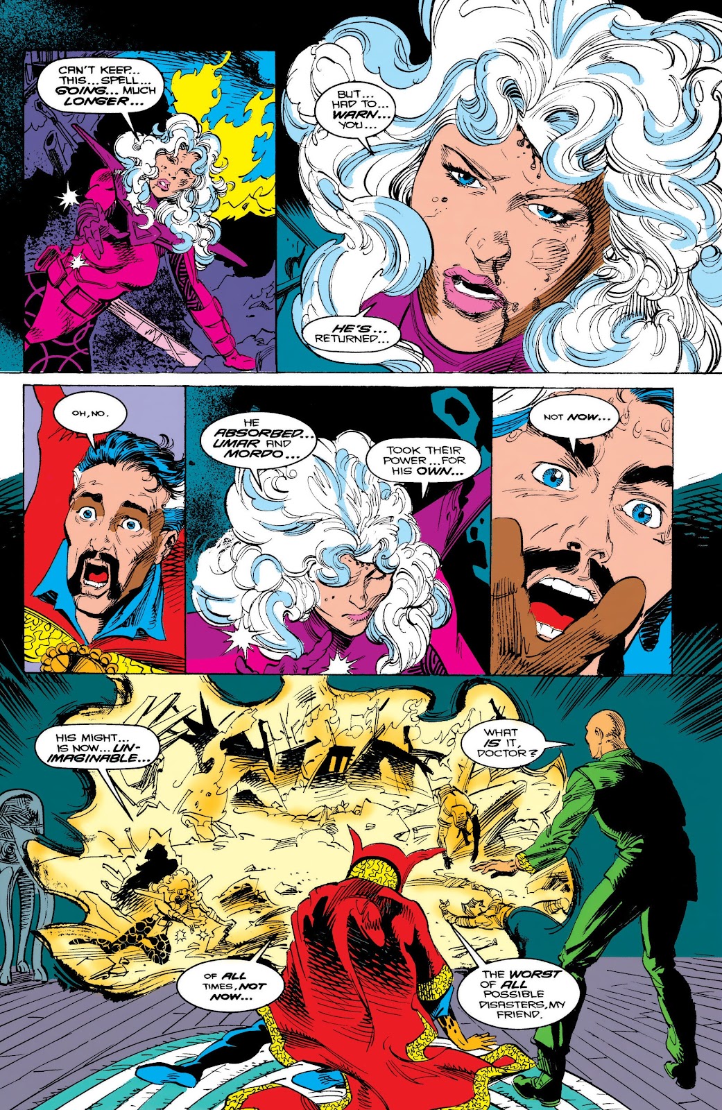 Doctor Strange Epic Collection: Infinity War issue Nightmare on Bleecker Street (Part 1) - Page 96