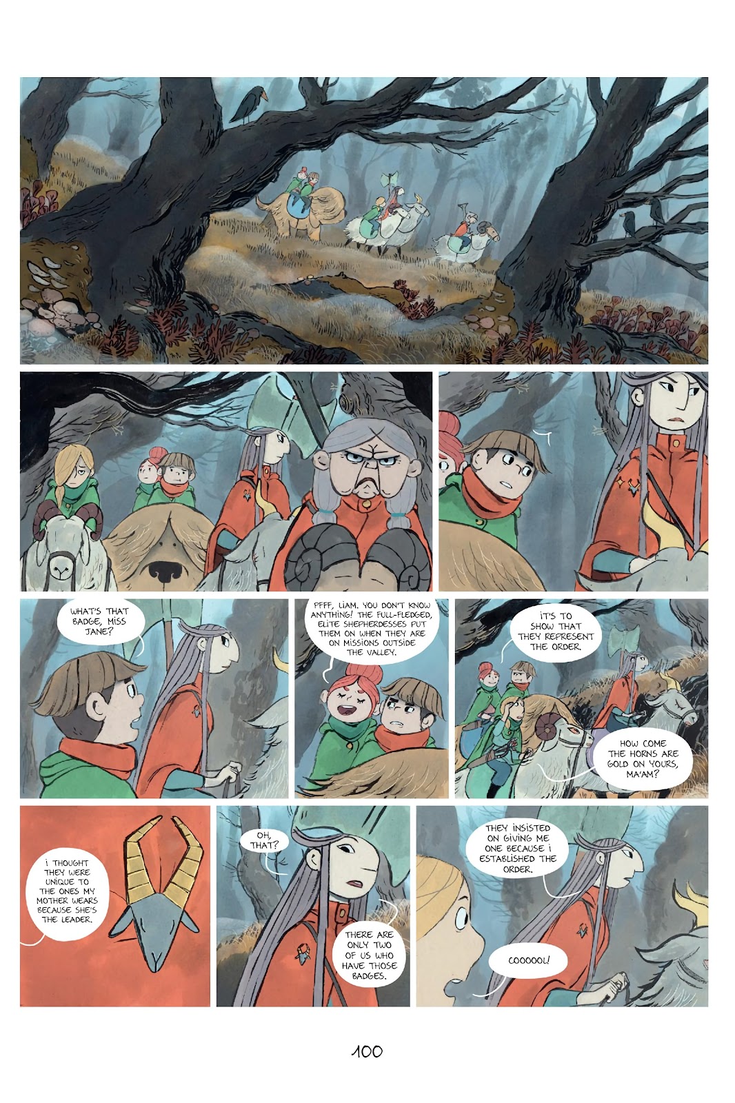 Shepherdess Warriors issue TPB - Page 101