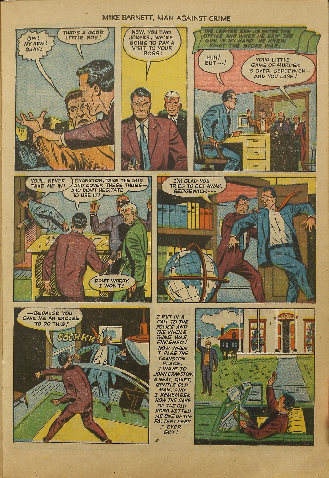 Mike Barnett, Man Against Crime issue 4 - Page 13