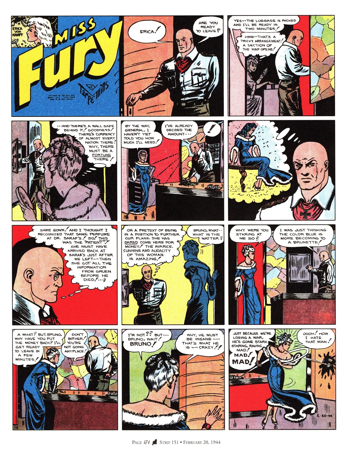 Miss Fury: Sensational Sundays 1941-1944 issue TPB - Page 182