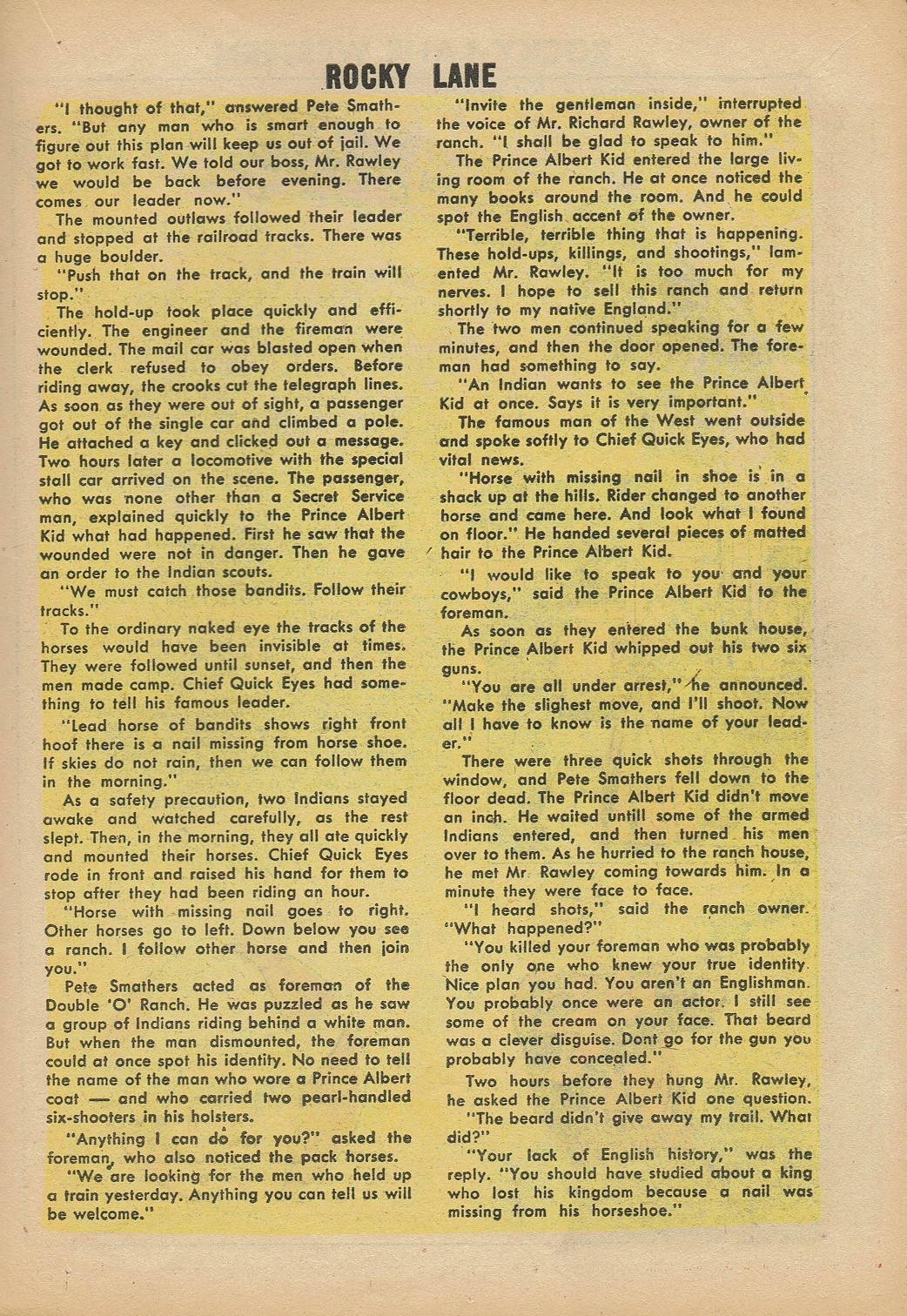 Rocky Lane Western (1954) issue 61 - Page 19