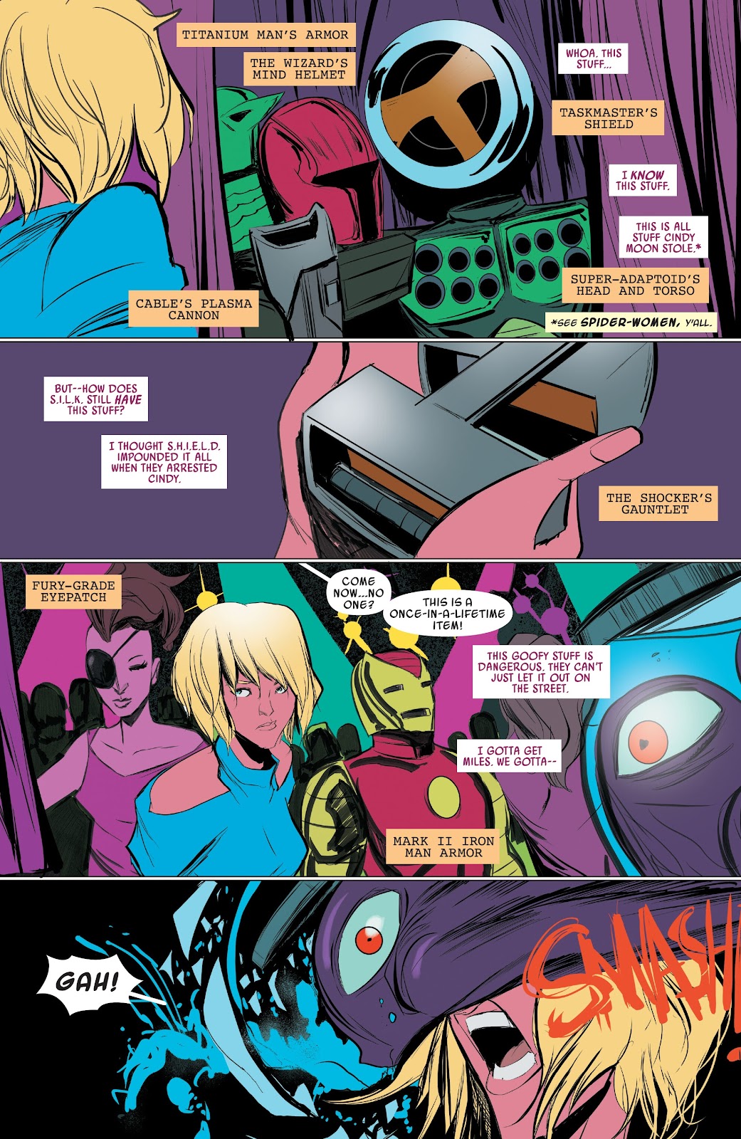 Spider-Gwen: Ghost-Spider Modern Era Epic Collection: Edge of Spider-Verse issue Weapon of Choice (Part 1) - Page 250