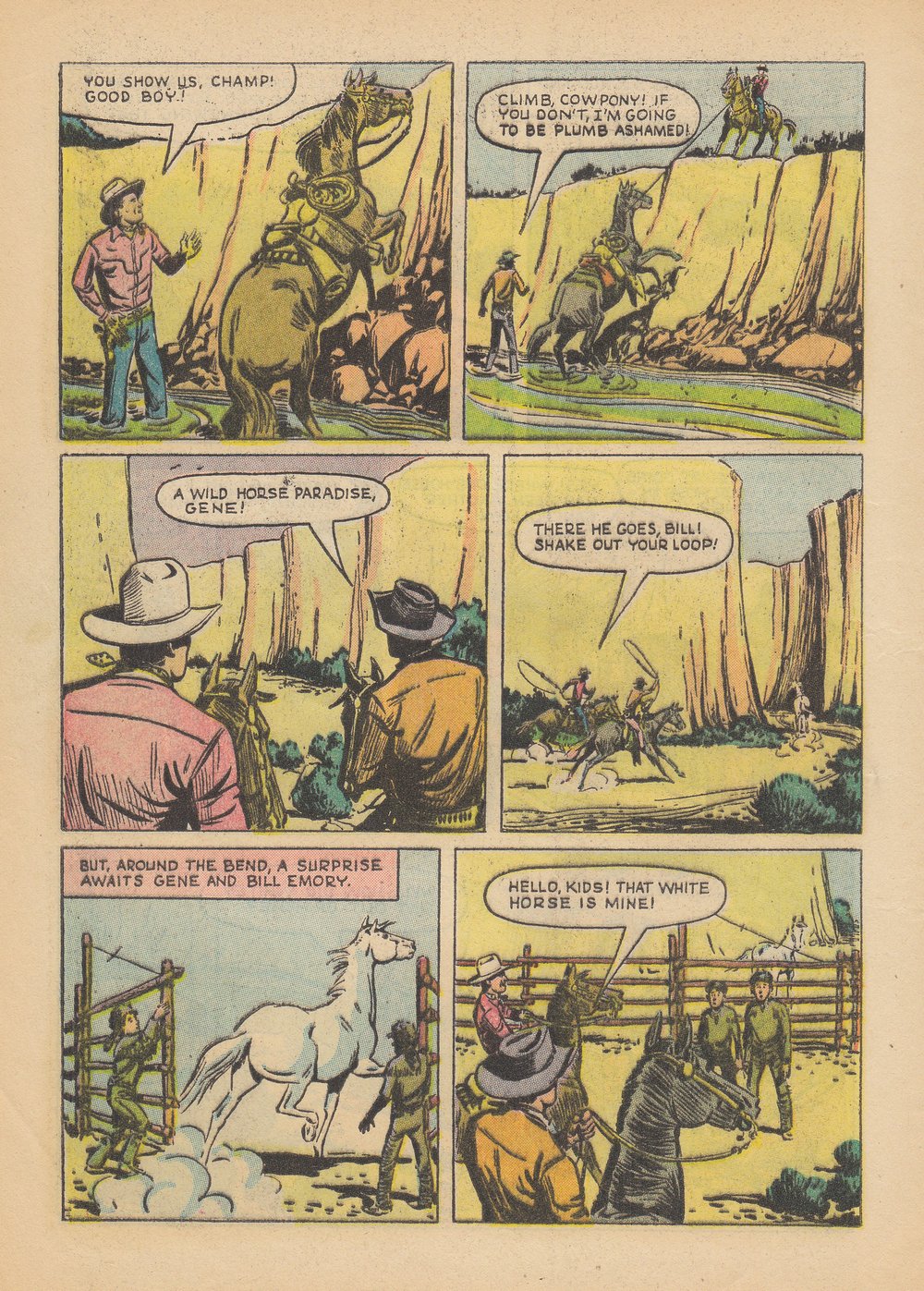Gene Autry Comics (1946) issue 23 - Page 8