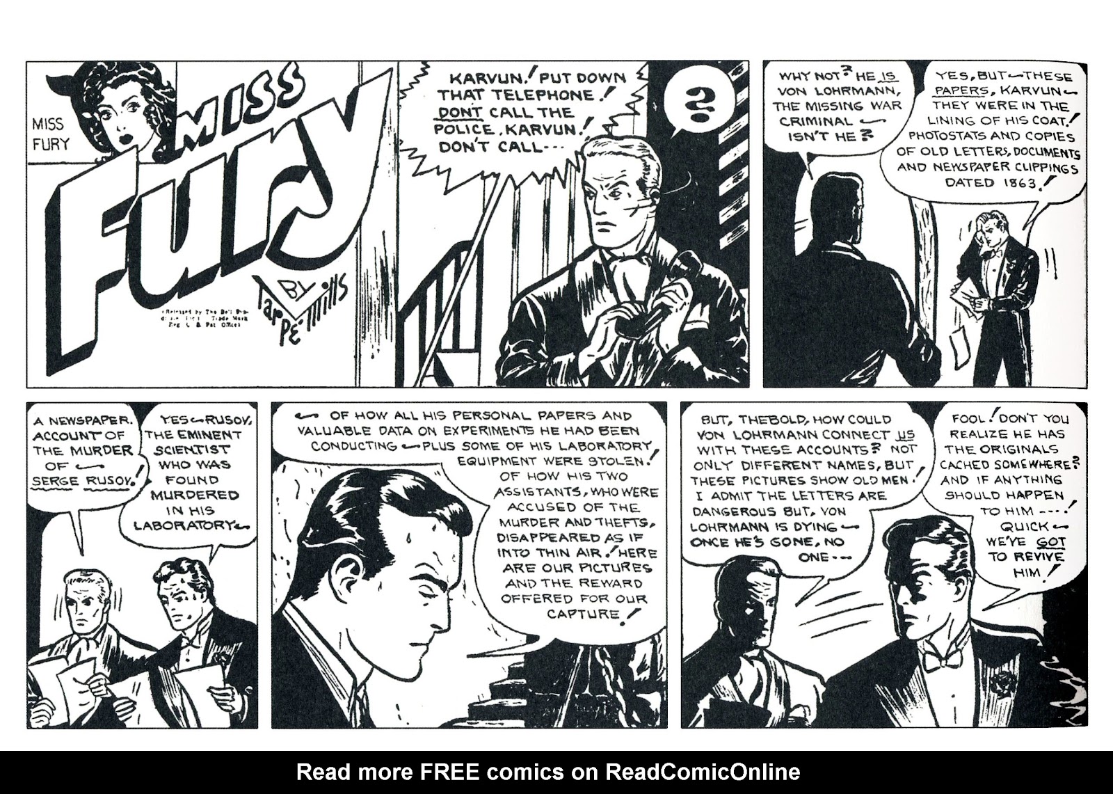 Miss Fury Sensational Sundays 1944-1949 issue TPB (Part 2) - Page 71