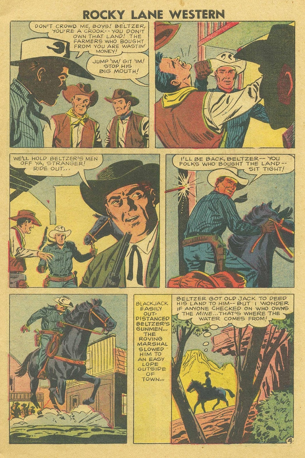 Rocky Lane Western (1954) issue 81 - Page 7