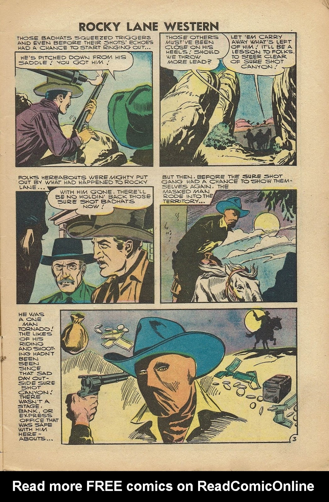 Rocky Lane Western (1954) issue 74 - Page 5