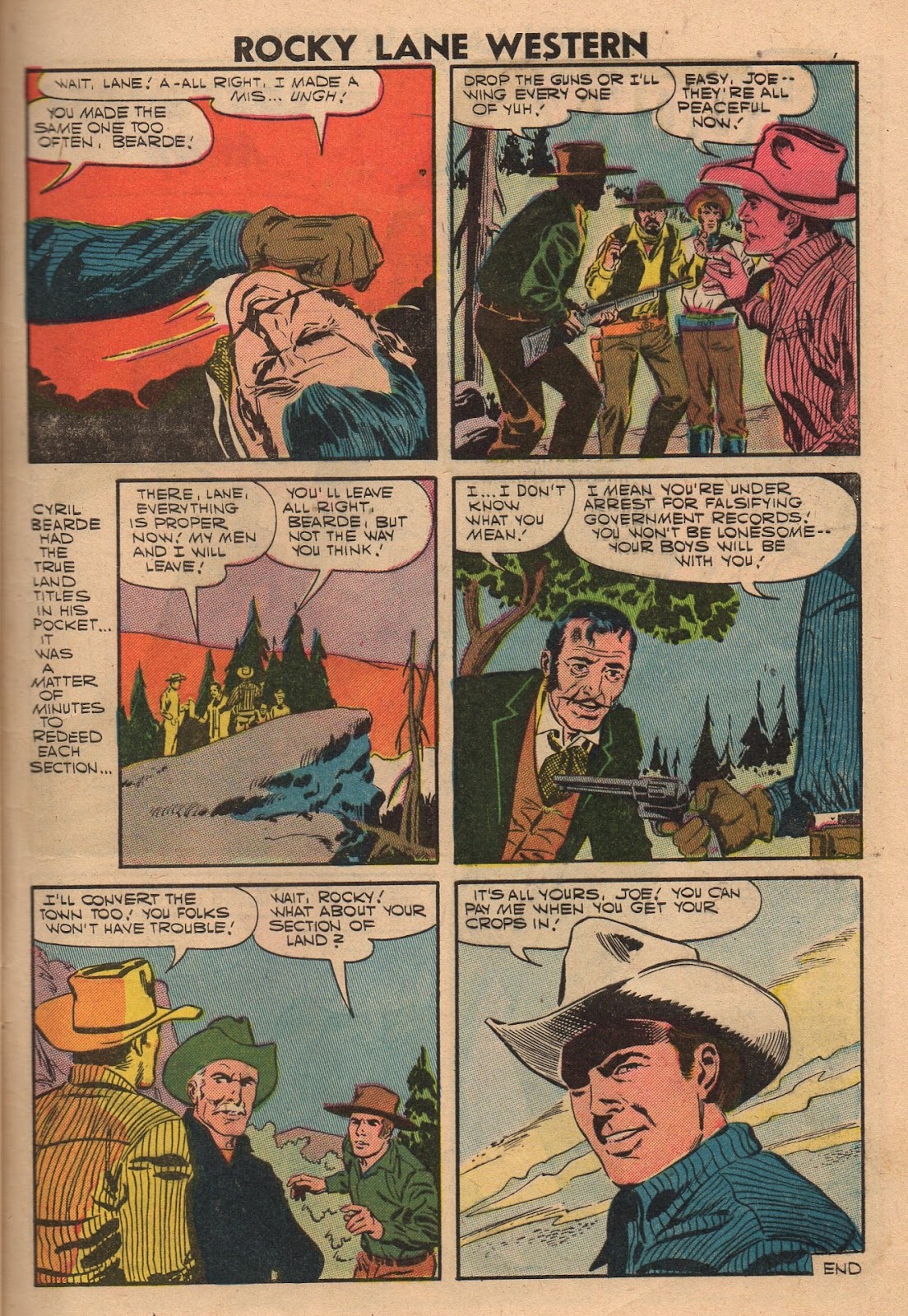 Rocky Lane Western (1954) issue 76 - Page 9