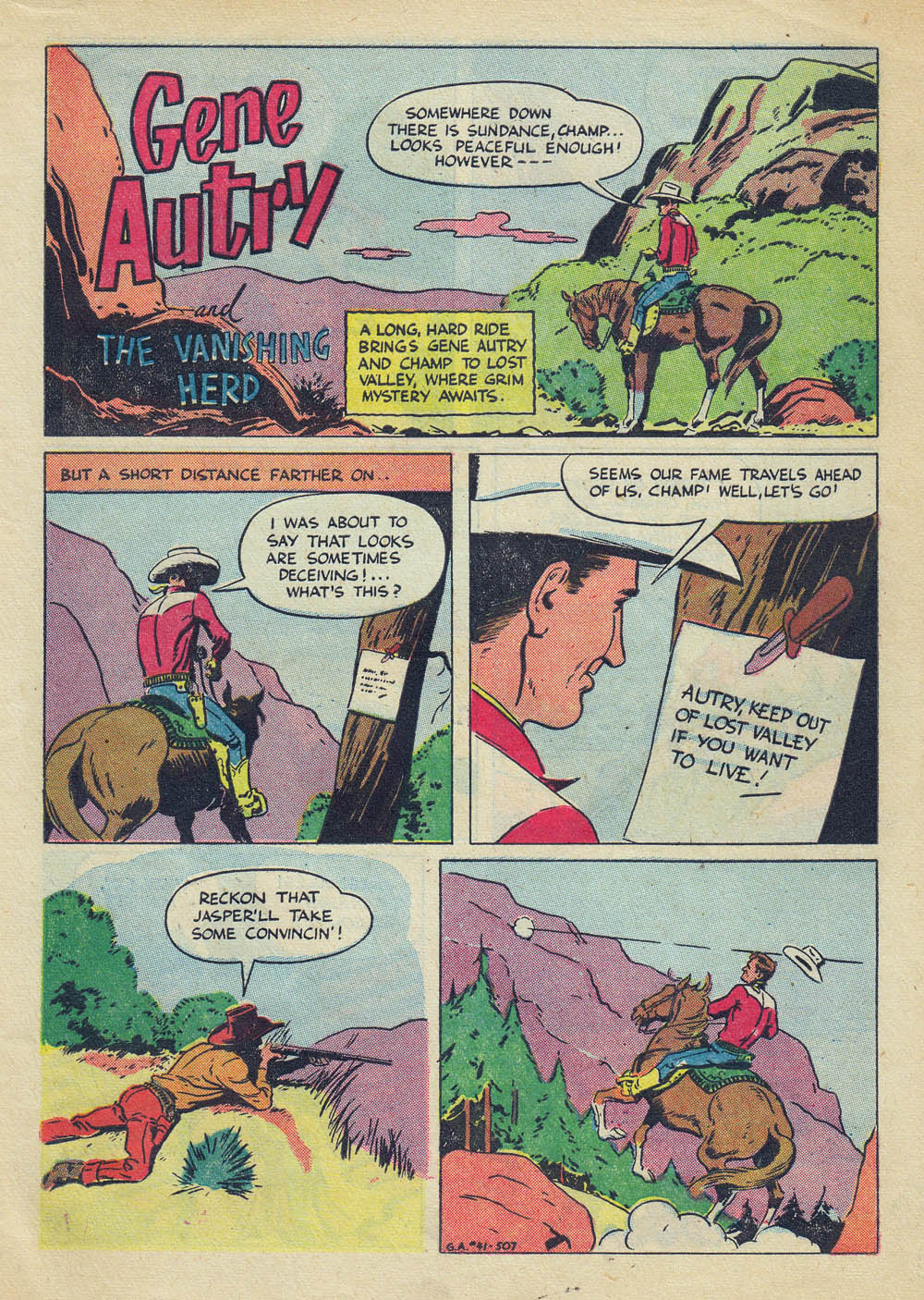 Gene Autry Comics (1946) issue 41 - Page 3